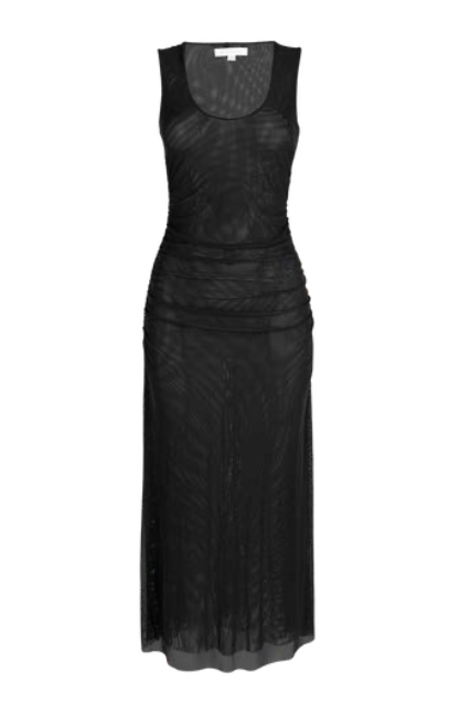 LONG MESH DRESS