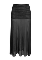 LONG MESH SKIRT