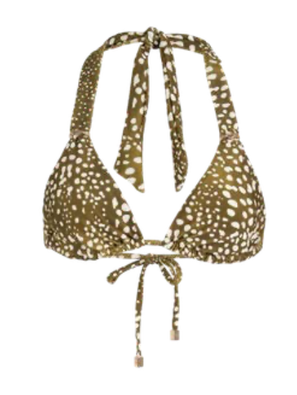 NENUFAR HALTER BIKINI TOP