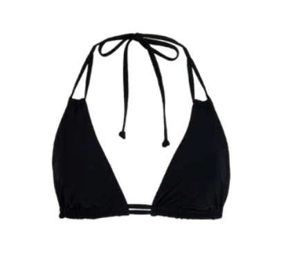 DOUBLE TIE TRIANGLE BIKINI TOP